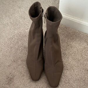 Zara Chic Brown Ankle Booties